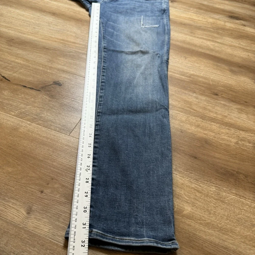 G-Star RAW Jeans Mens 31x32 Blue 3301 Slim Fit‎ Stretch Medium Wash Denim Pants